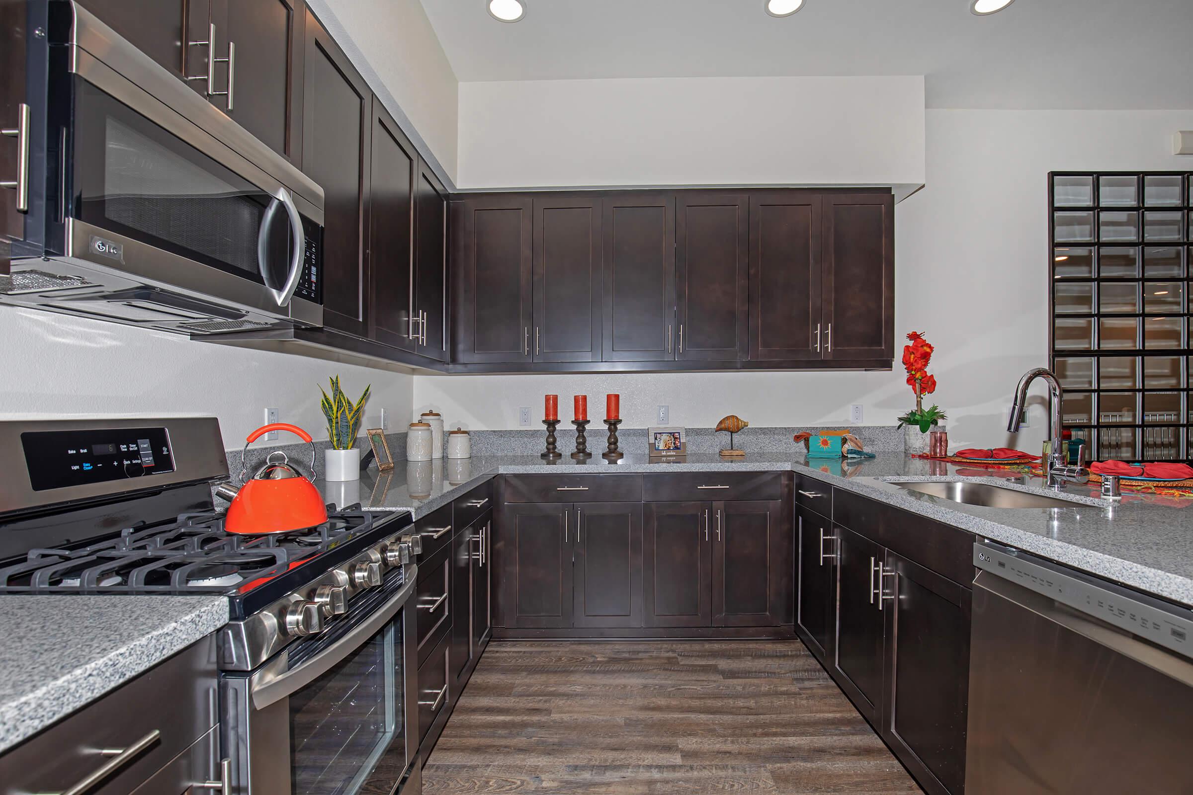 kitchen with stainless steel appliances