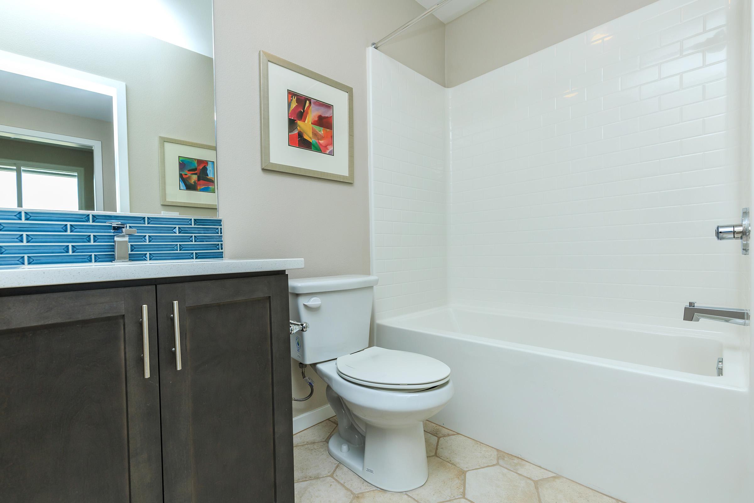 bathroom with tiles flooring