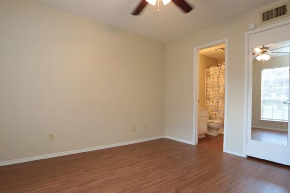 a view of a hard wood floor