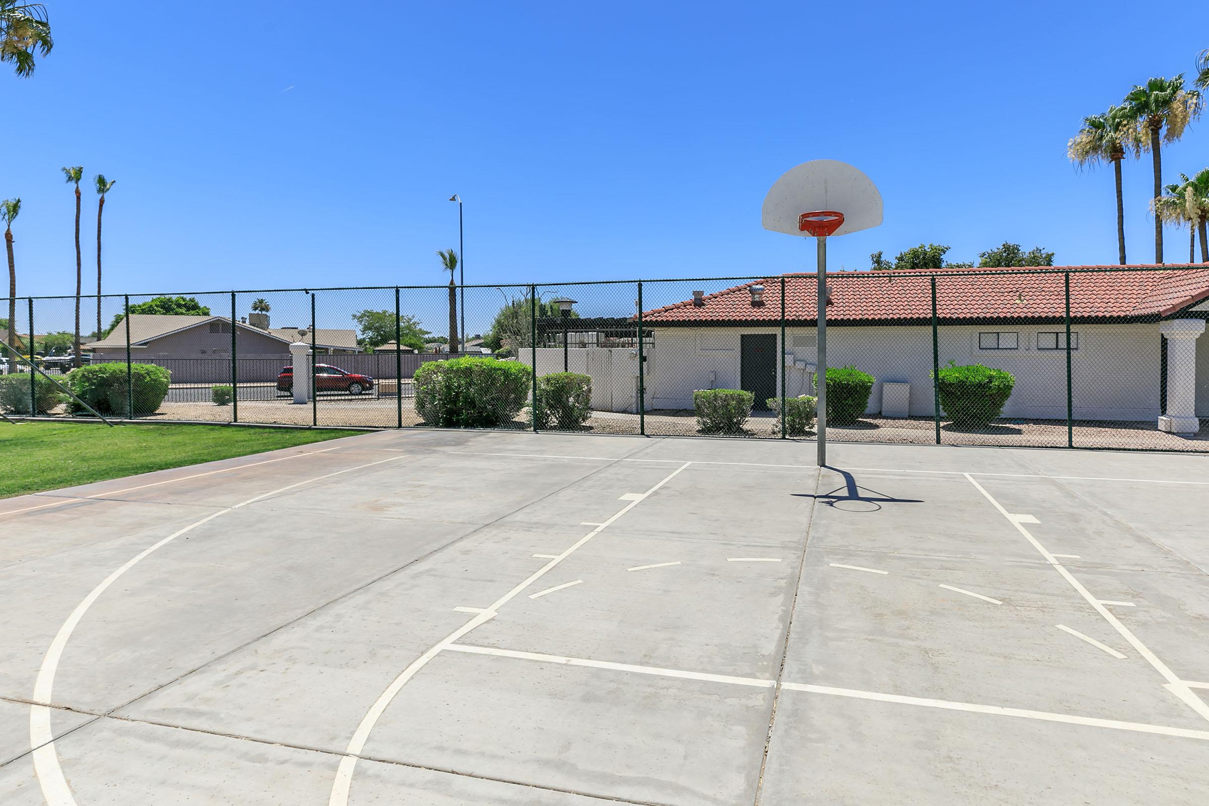 a basketball court
