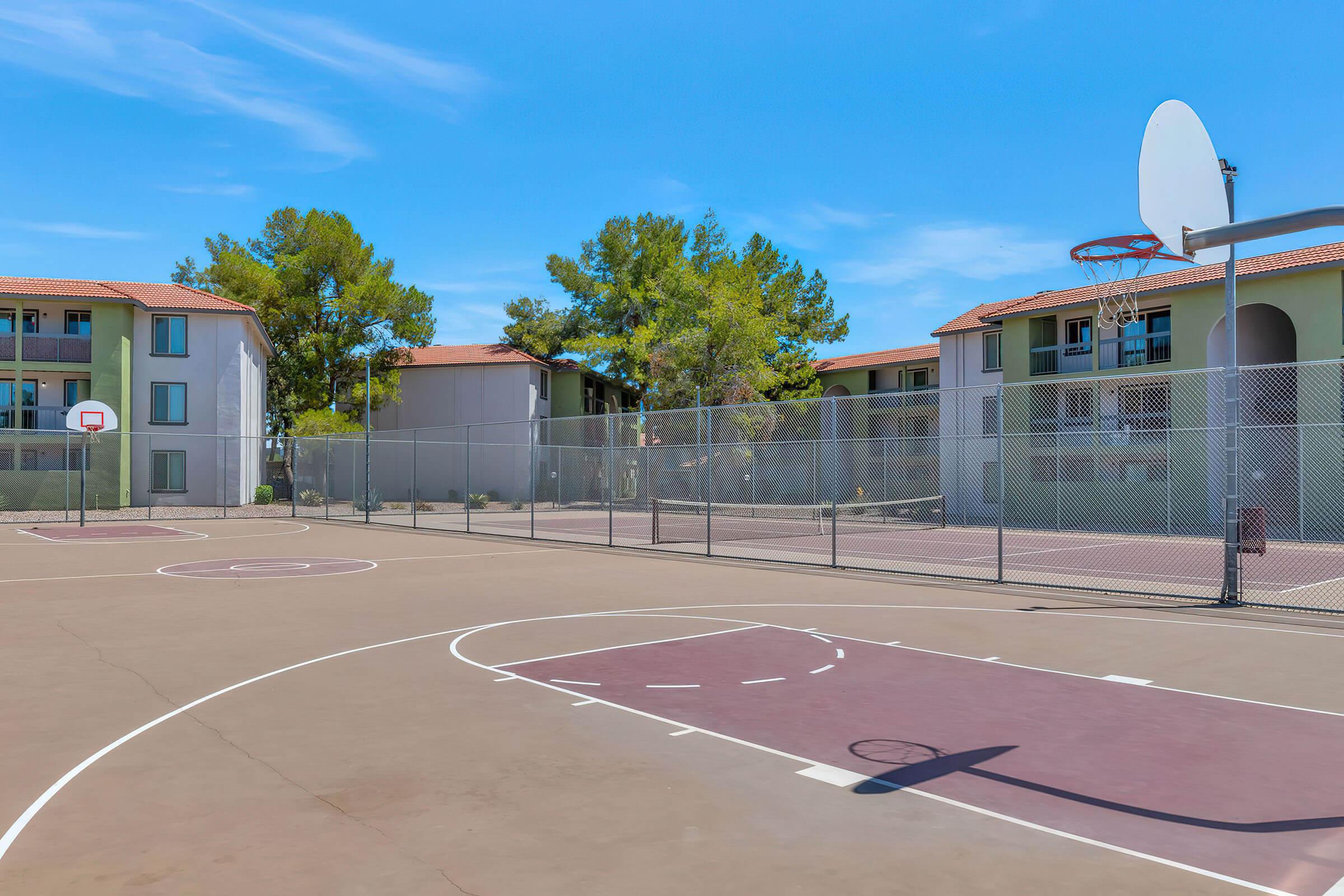 a basketball court