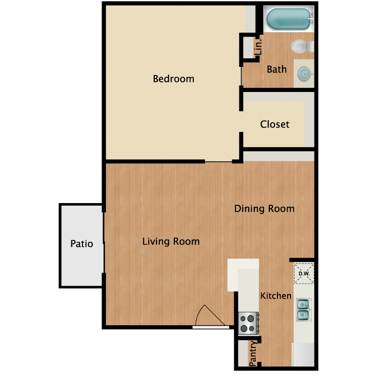 Floor plan image of A1