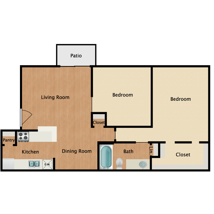 Floor plan image of B