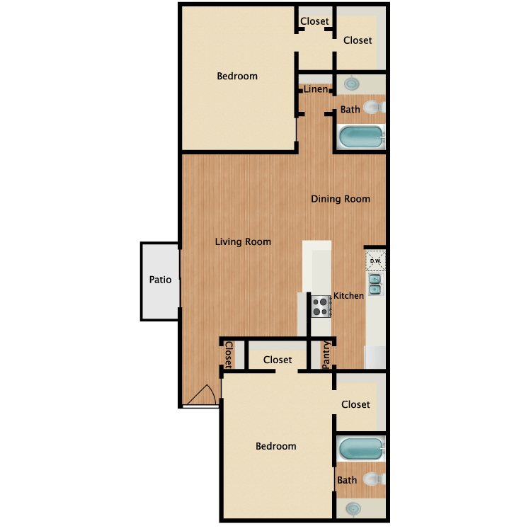 Floor plan image of B2