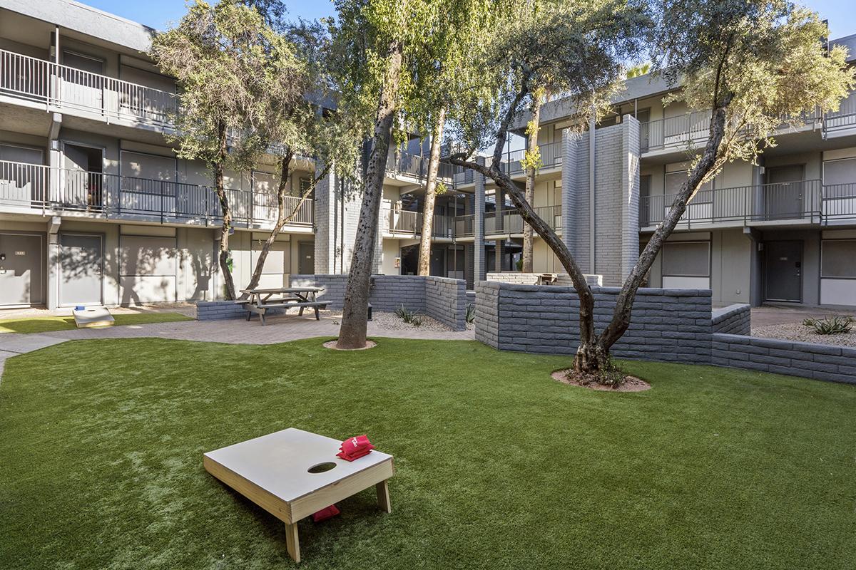 a large lawn in front of a house