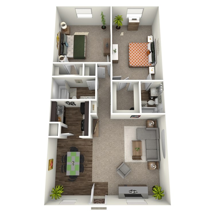 Floor plan image of B