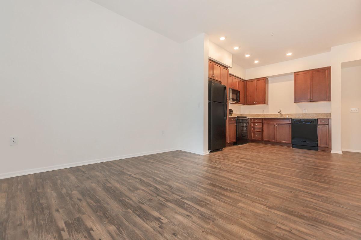 Living room with wooden floors