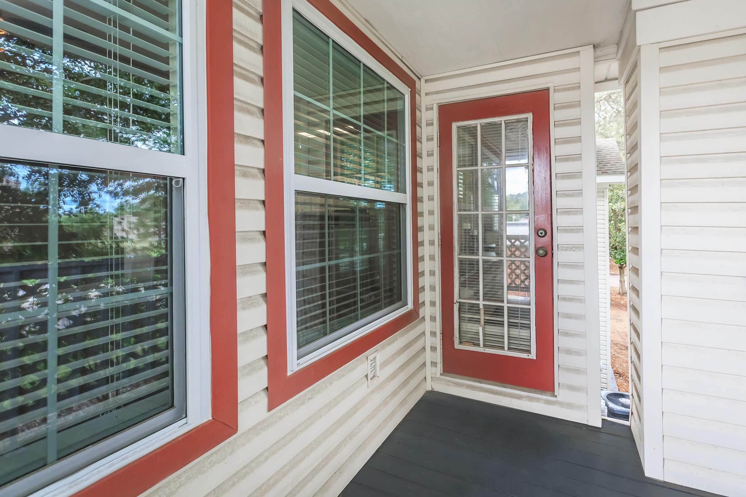 Patio or balcony for fresh air