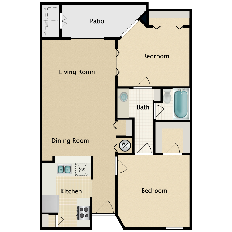 Floor plan image of The Copenhagen