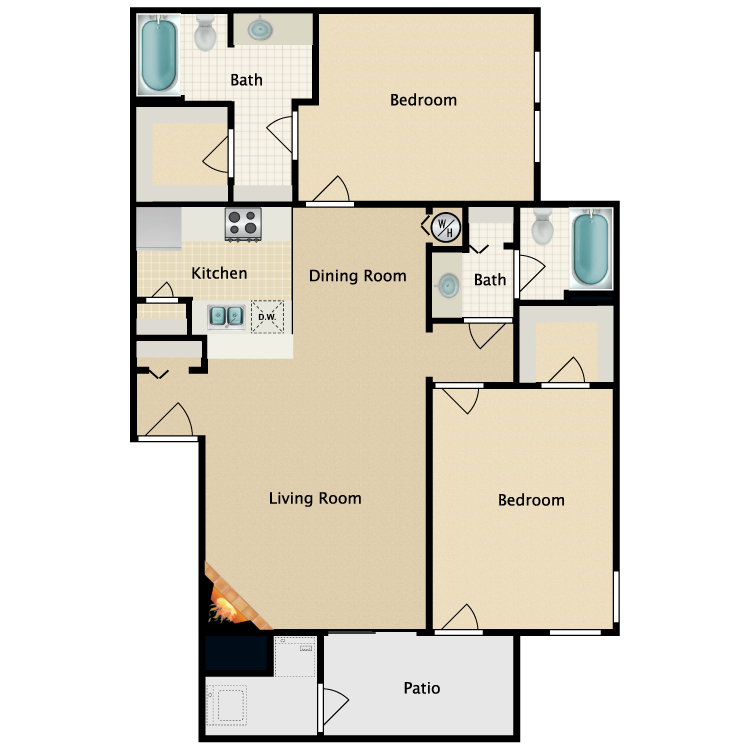 Floor plan image of The Mason