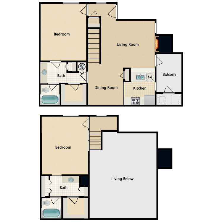 Floor plan image of The Whitney