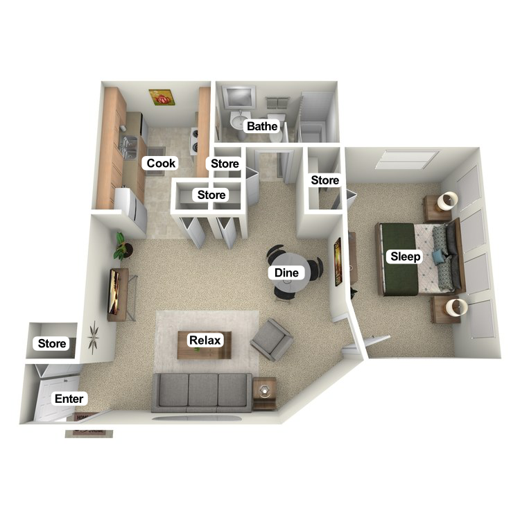 Floor plan image of Sun Room