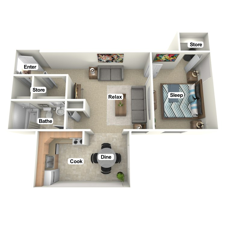 Floor plan image of Mapleton Suite