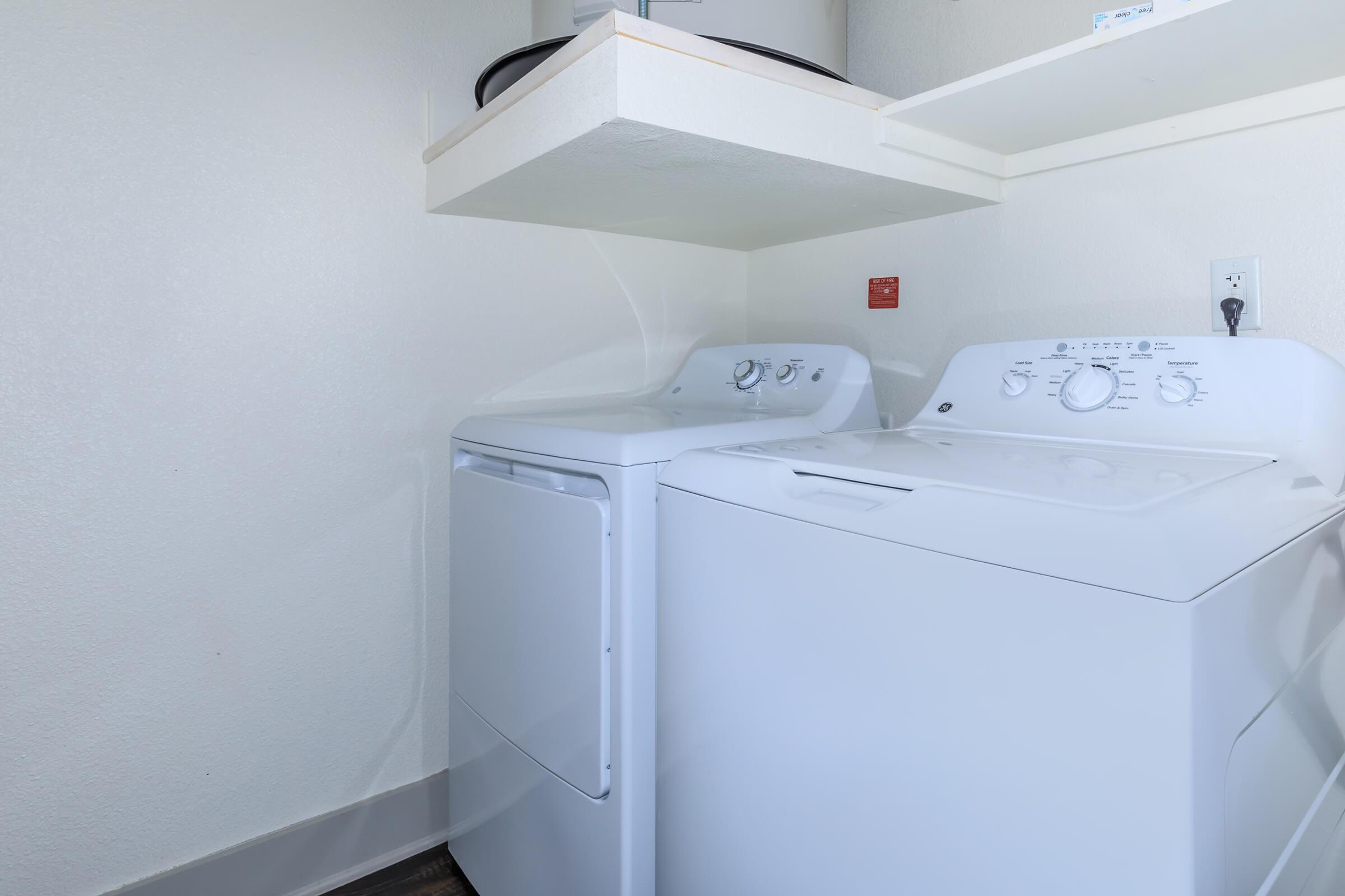 IN-HOME WASHER AND DRYER