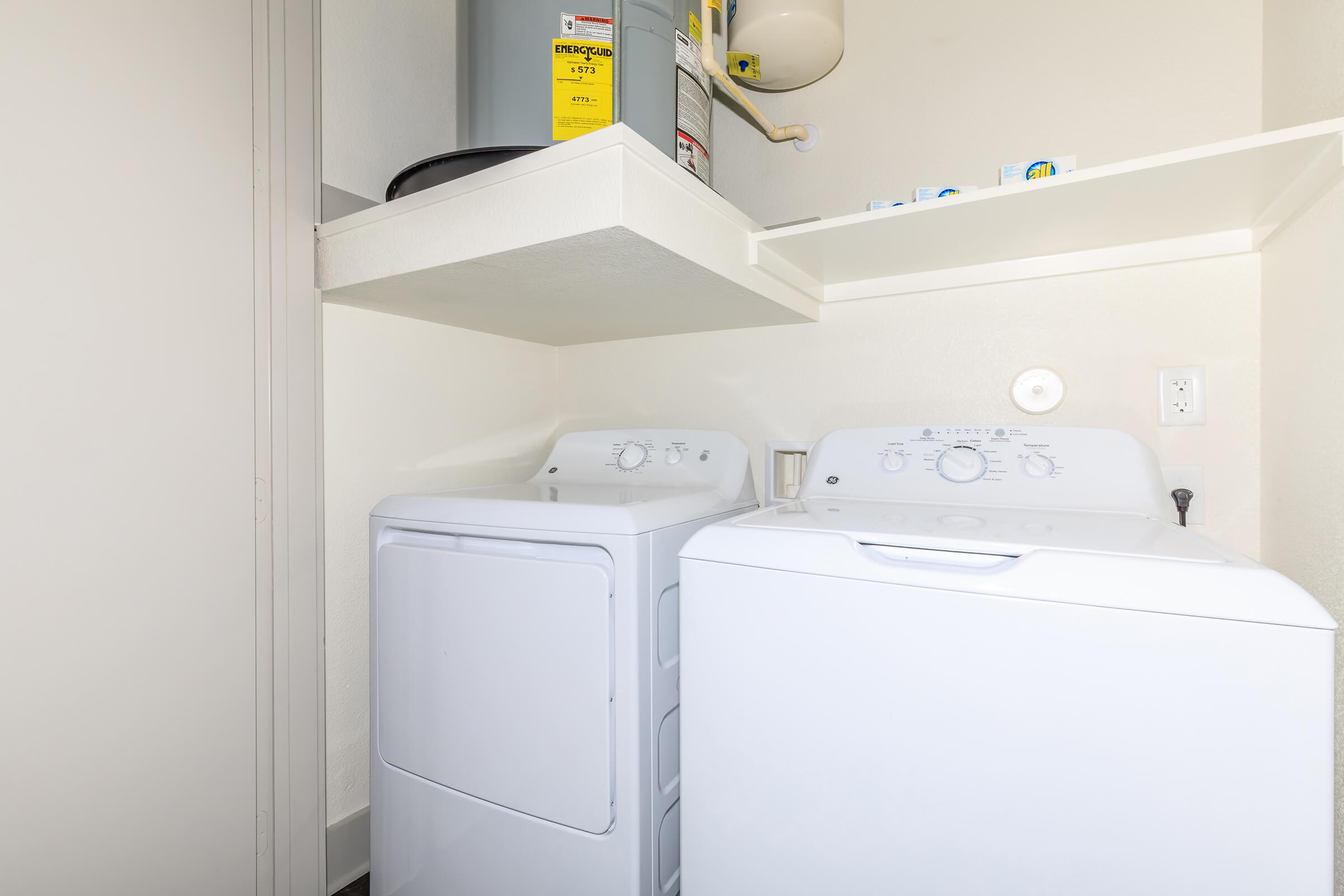 WASHER AND DRYER IN HOME