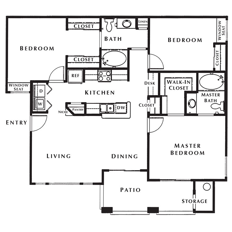 Floor plan image of Pebble Beach