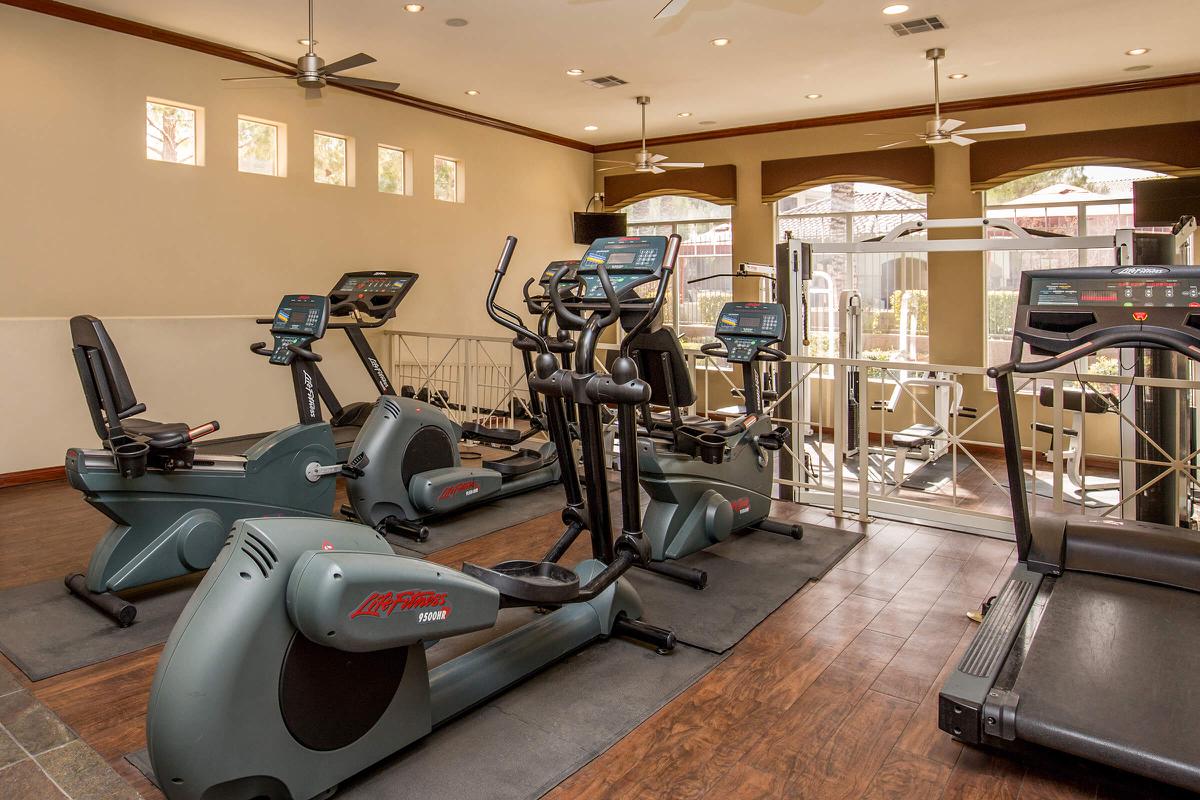 24-HOUR STATE--OF-THE-ART EXERCISE FACILITY AT THE FAIRWAYS AT SOUTHERN HIGHLANDS APARTMENTS IN LAS VEGAS