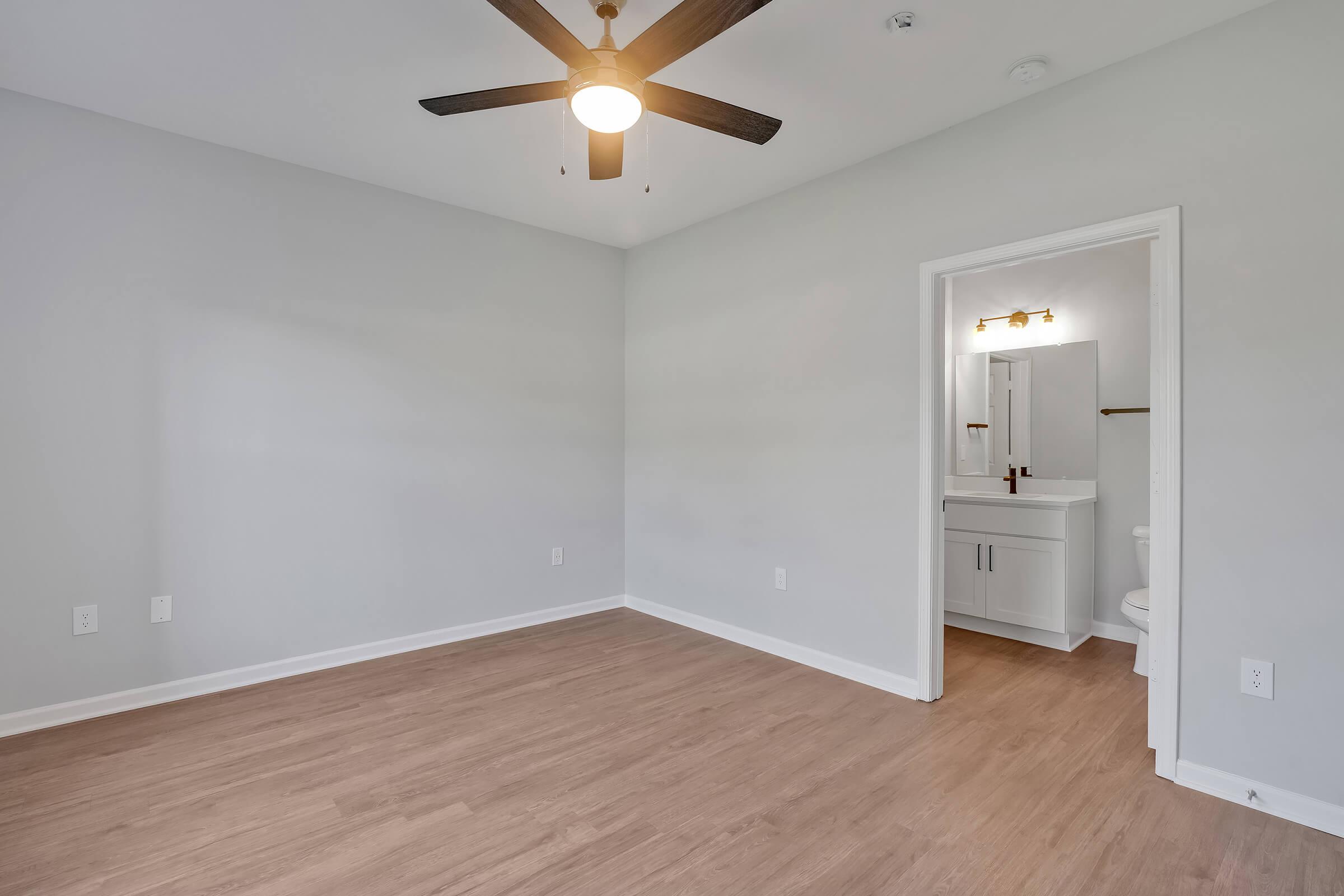 a room with a wooden floor