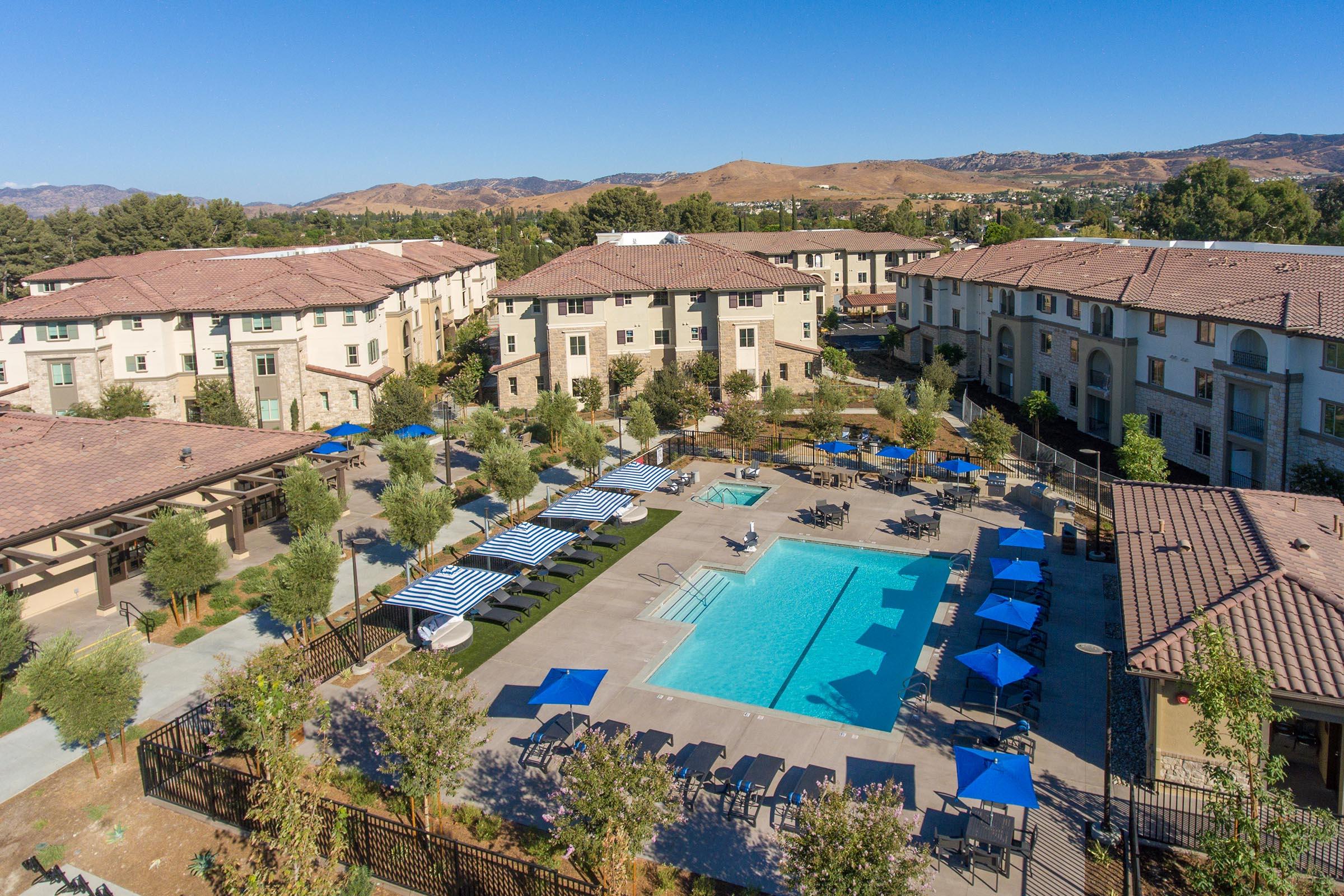 Aerial - Pool Reverse View