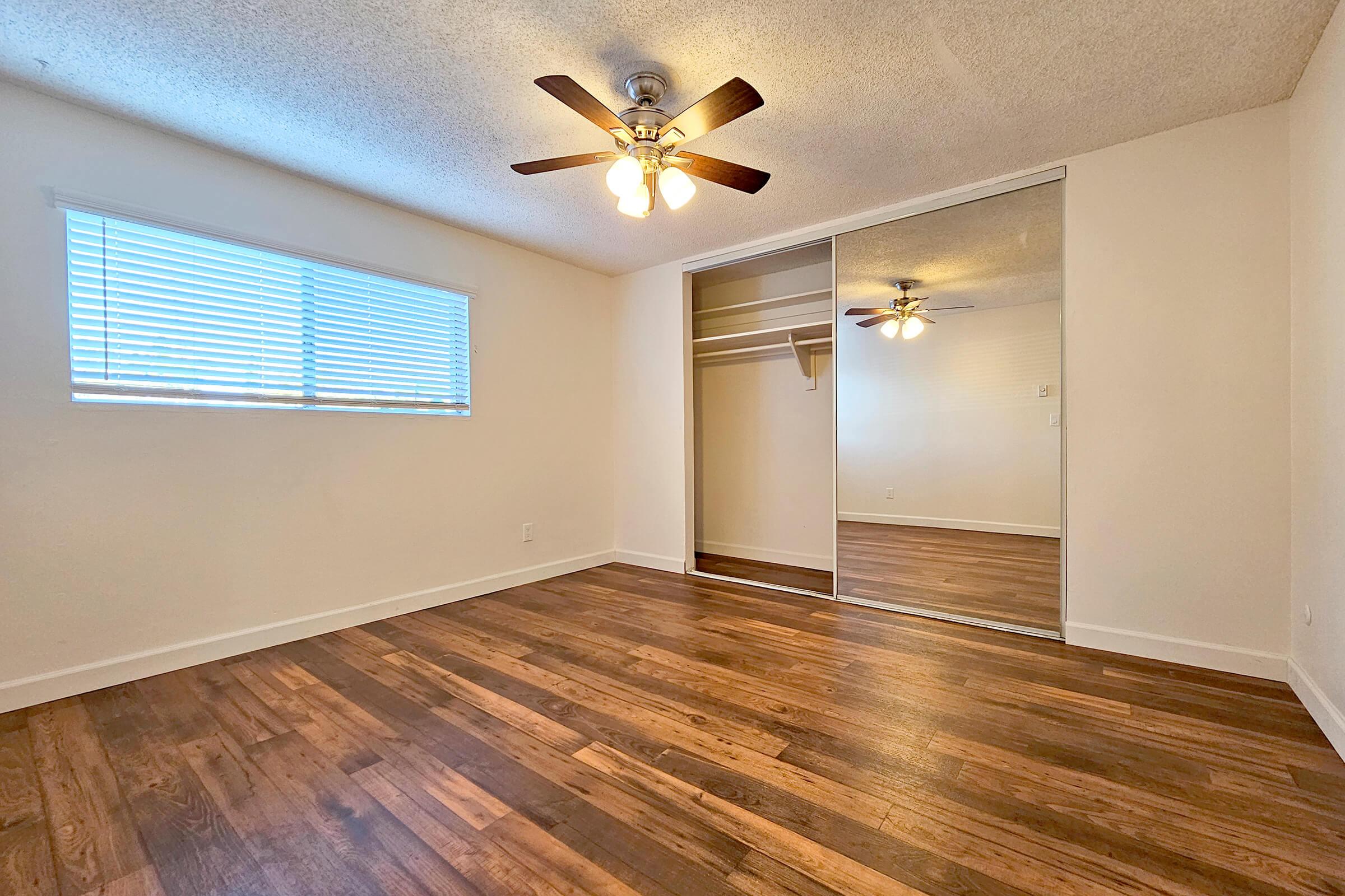 a room with a wooden floor