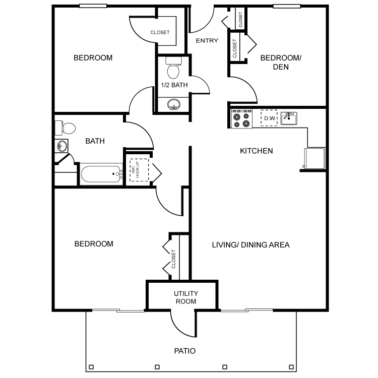 Floor plan image of The Lehigh