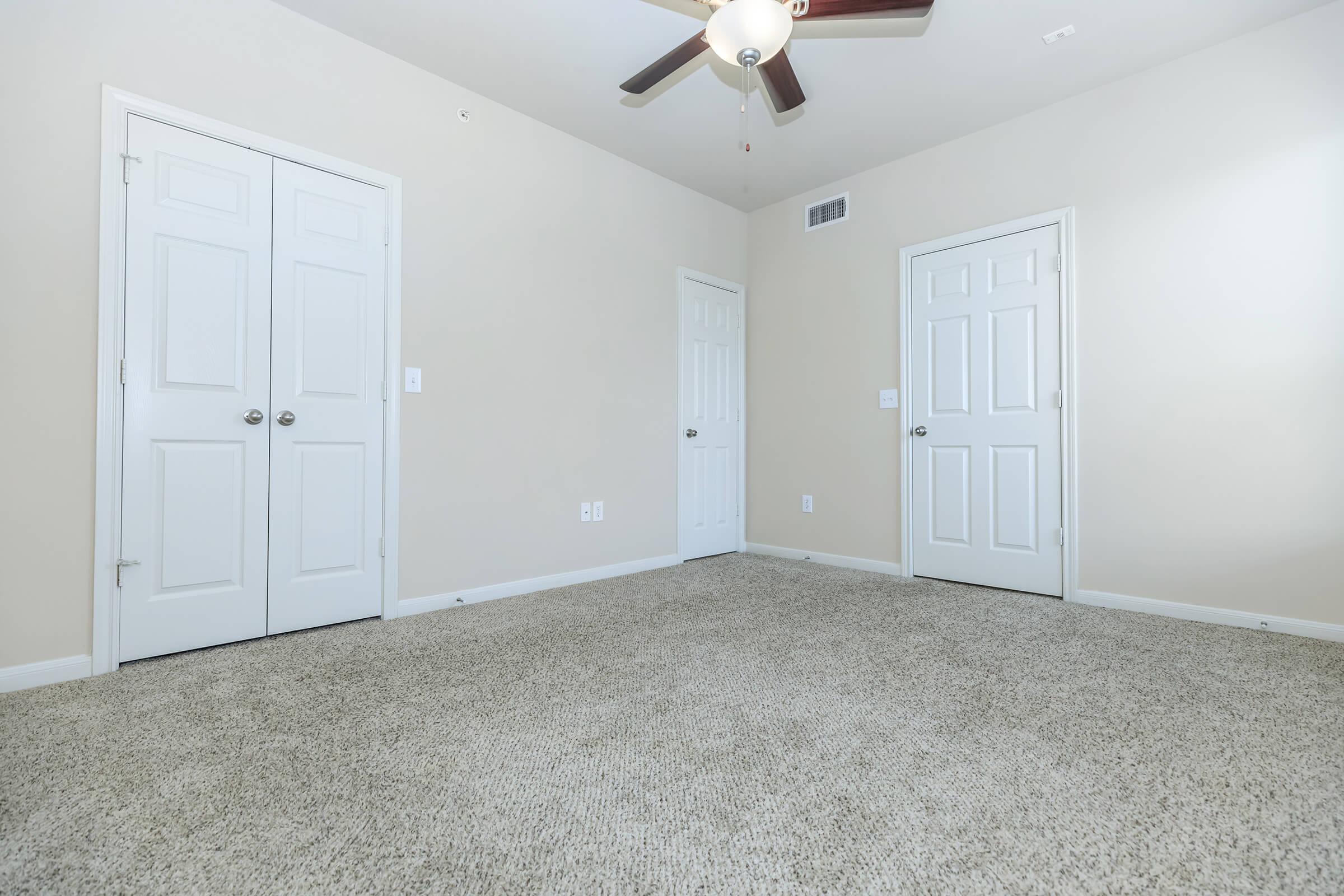 a door in a room