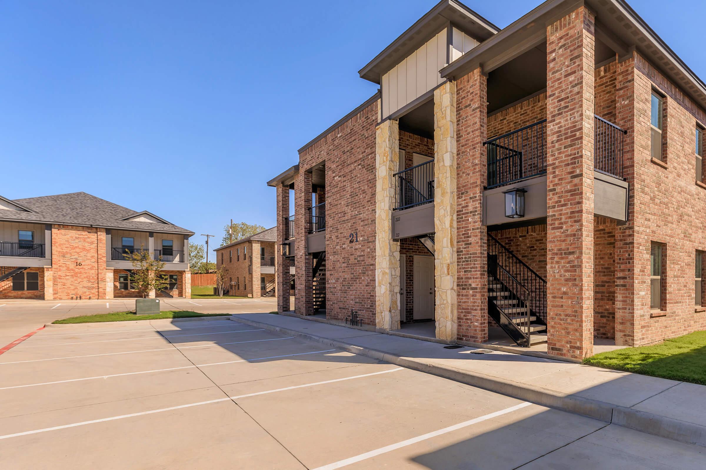 a brick building