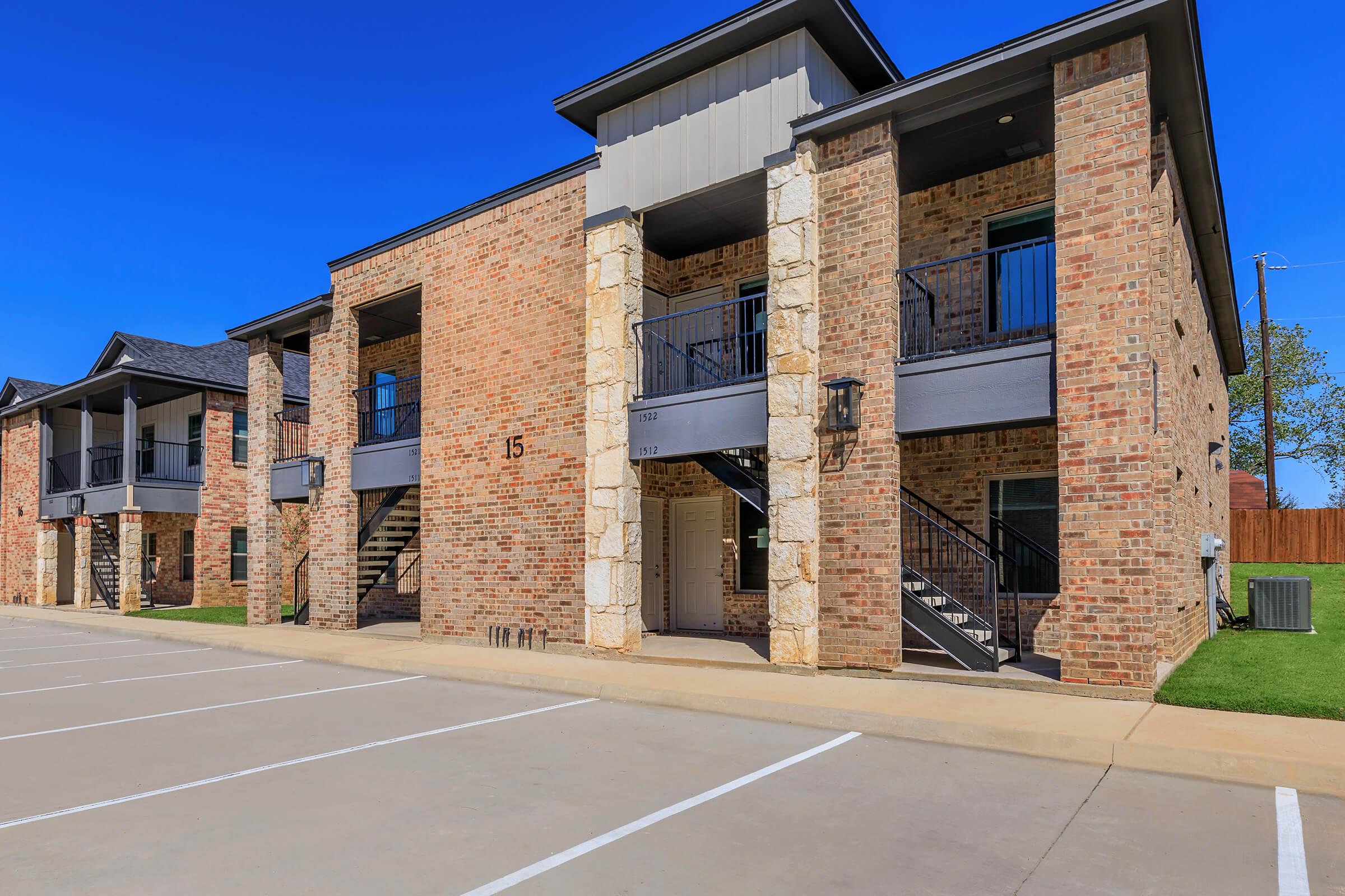 a brick building