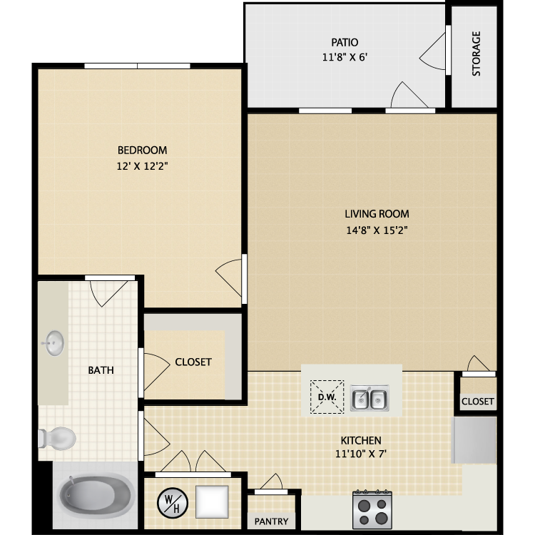 Floor plan image of A2