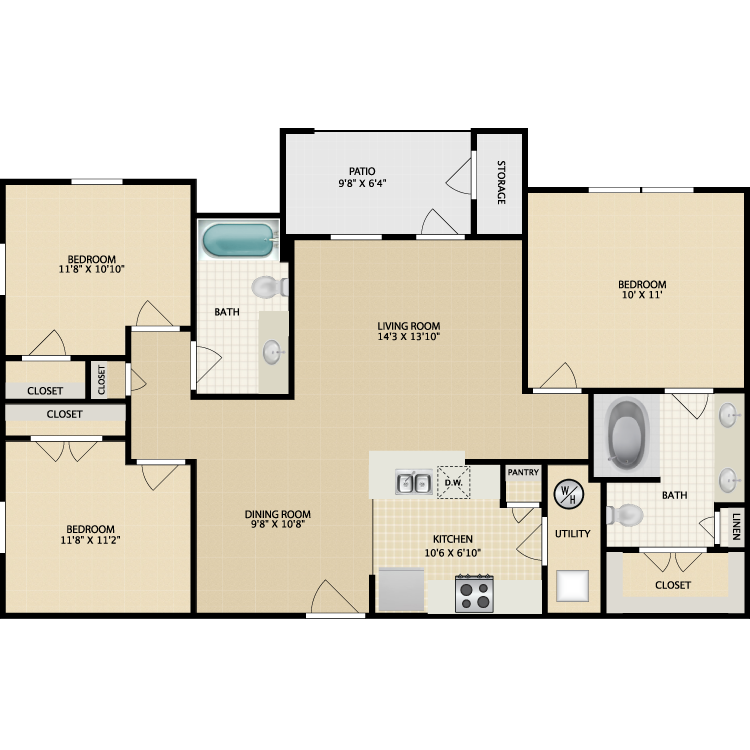 Floor plan image of C