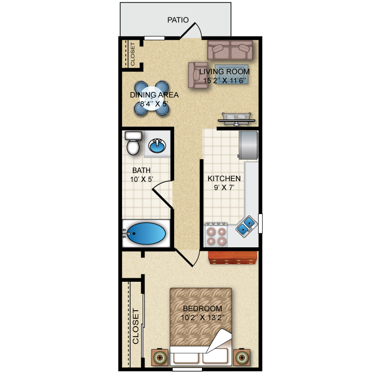 Floor plan image of Tulip