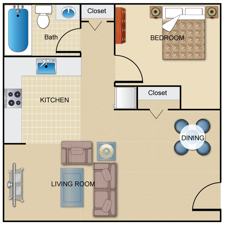 Floor plan image of Lilly