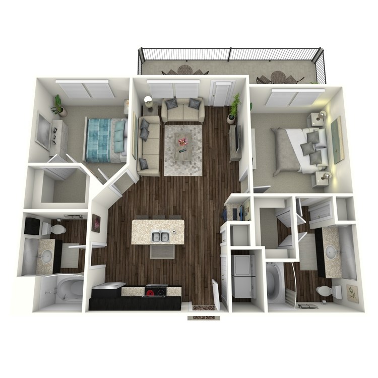 Floor plan image of B2