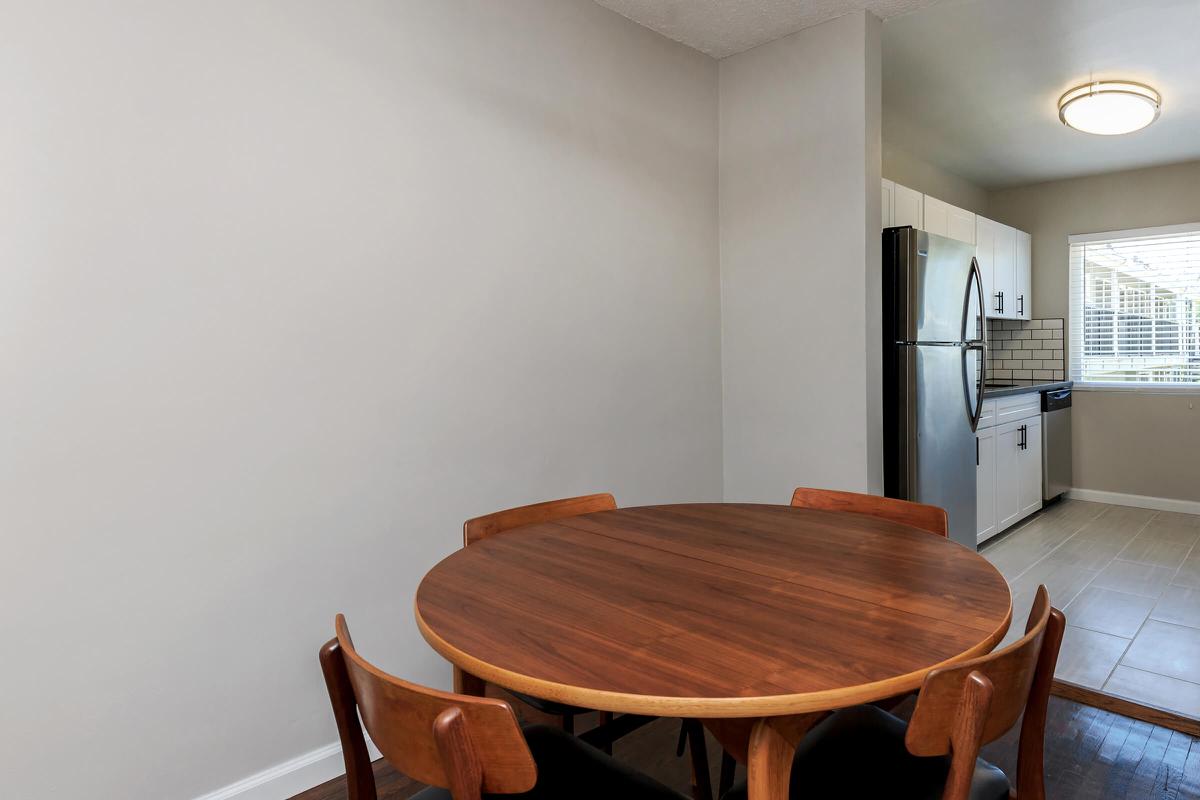 a dining room table