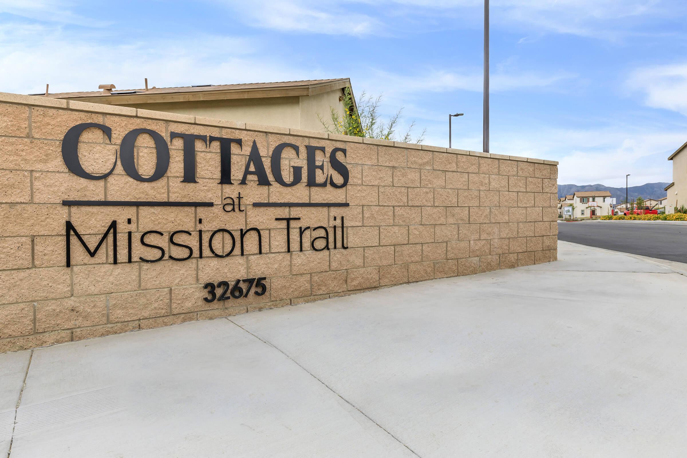 Cottages at Mission Trail Monument Sign