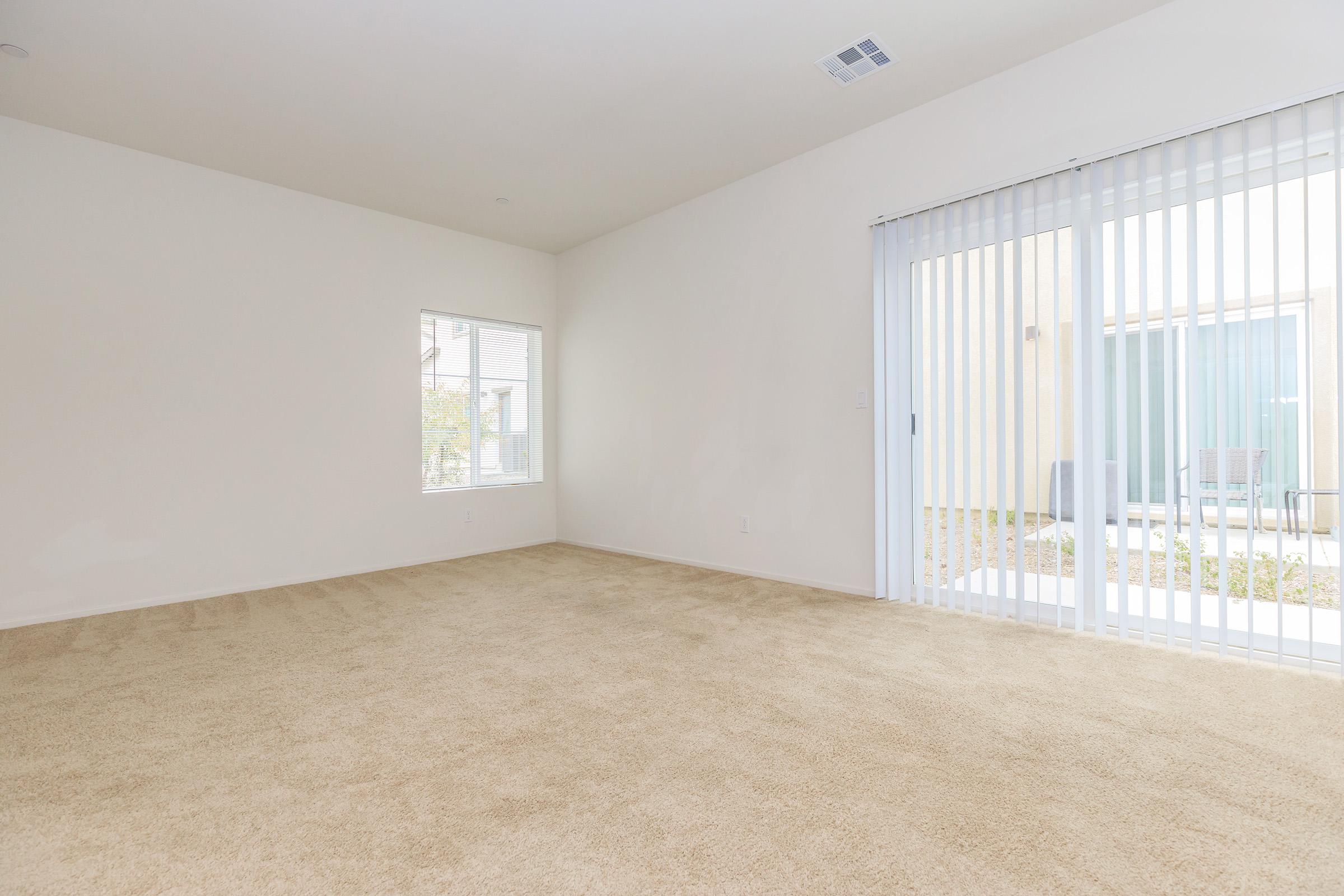 Living room with carpet