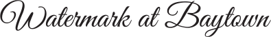 Watermark at Baytown Promotional Logo