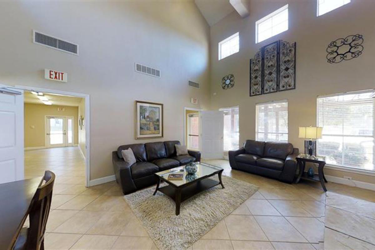 a living room with a wood floor