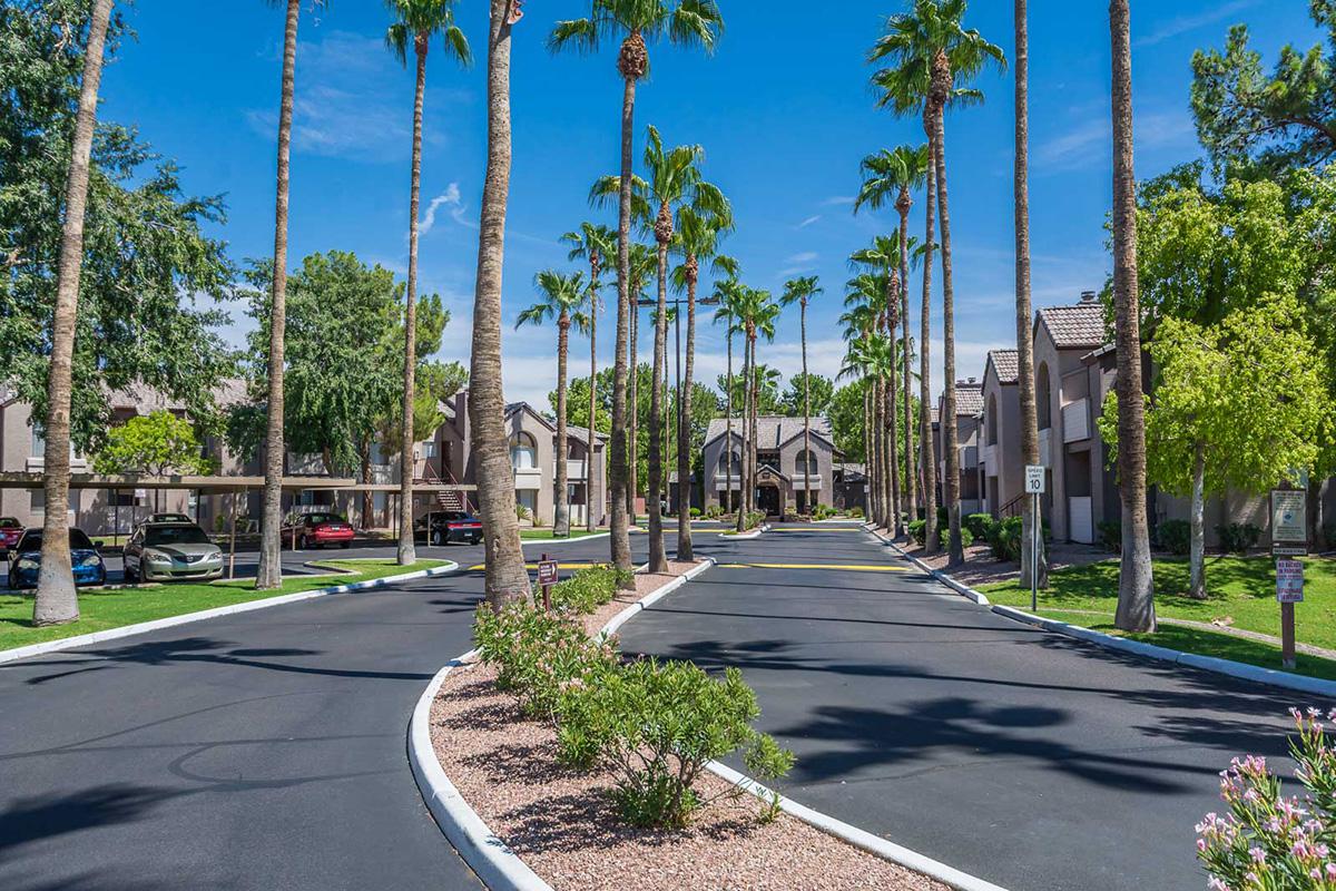 Beautifully Landscaped Exterior  - Coral Point Apartments - Mesa, Arizona