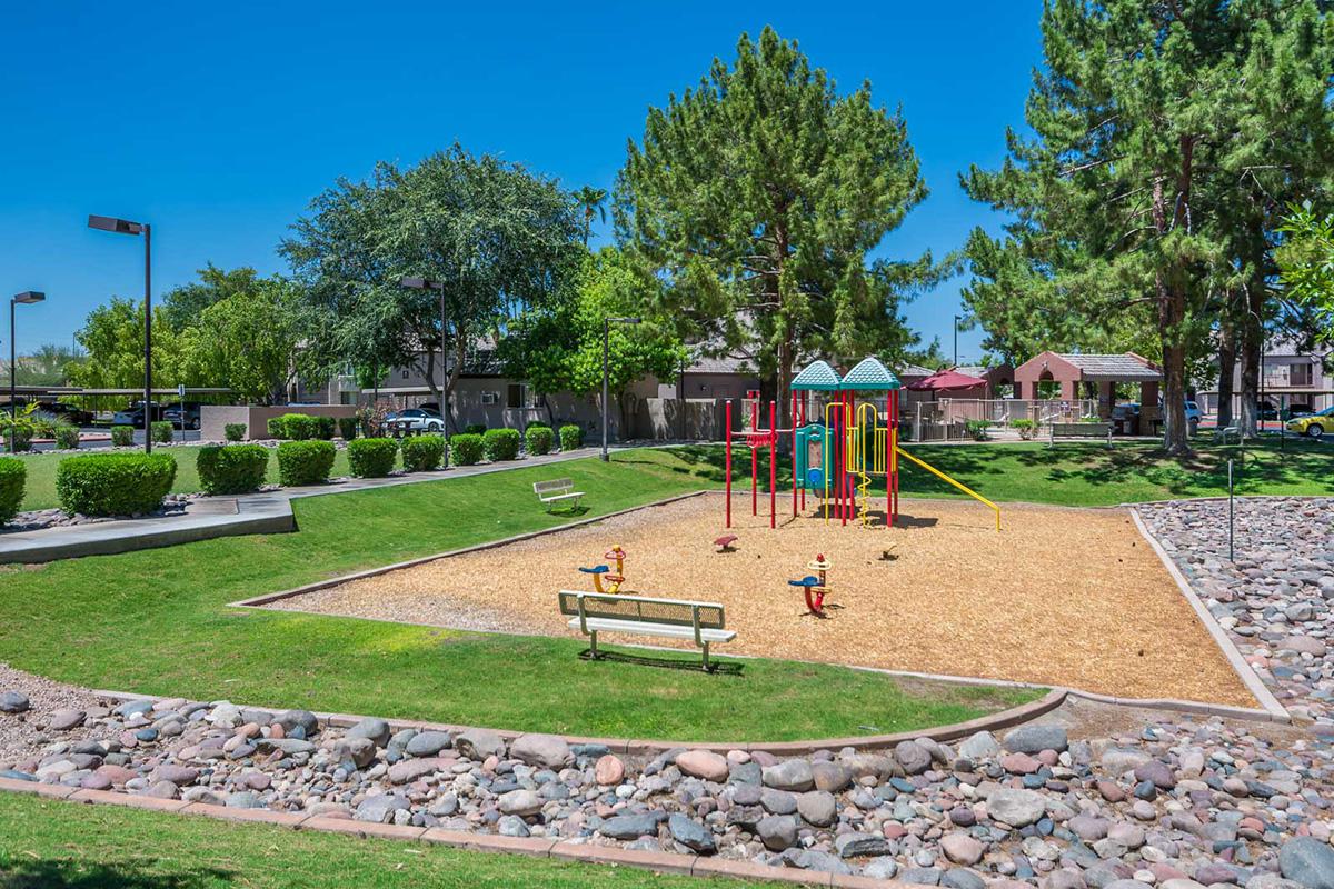 Play Area and Public parks nearby - Coral Point Apartments - Mesa, Arizona