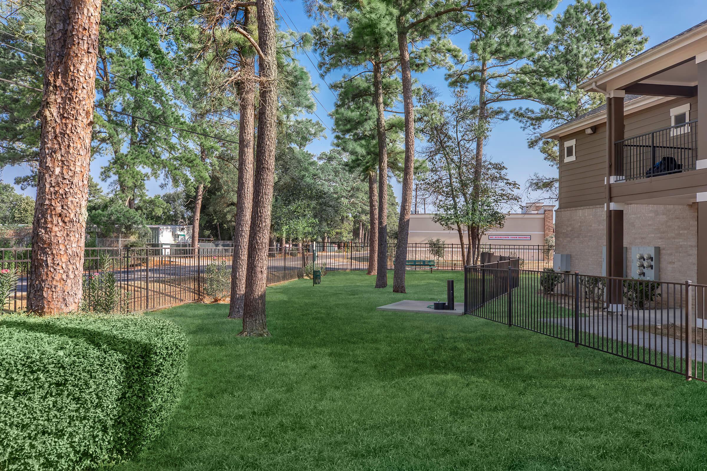 a large lawn in front of a house