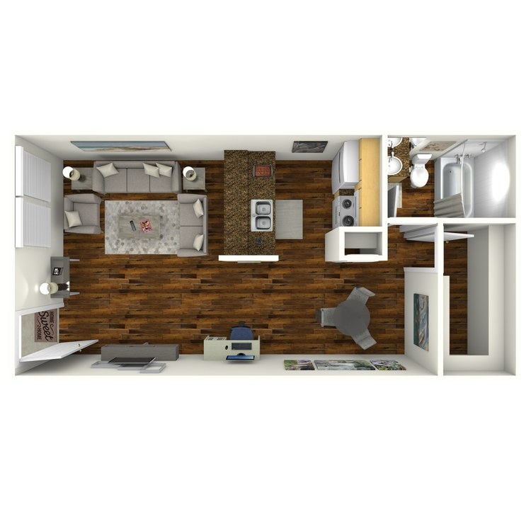 Floor plan image of Efficiency