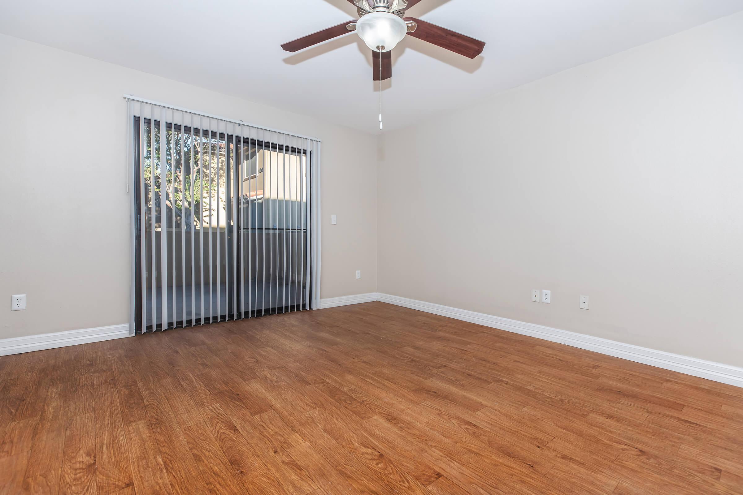 a room with a wooden floor