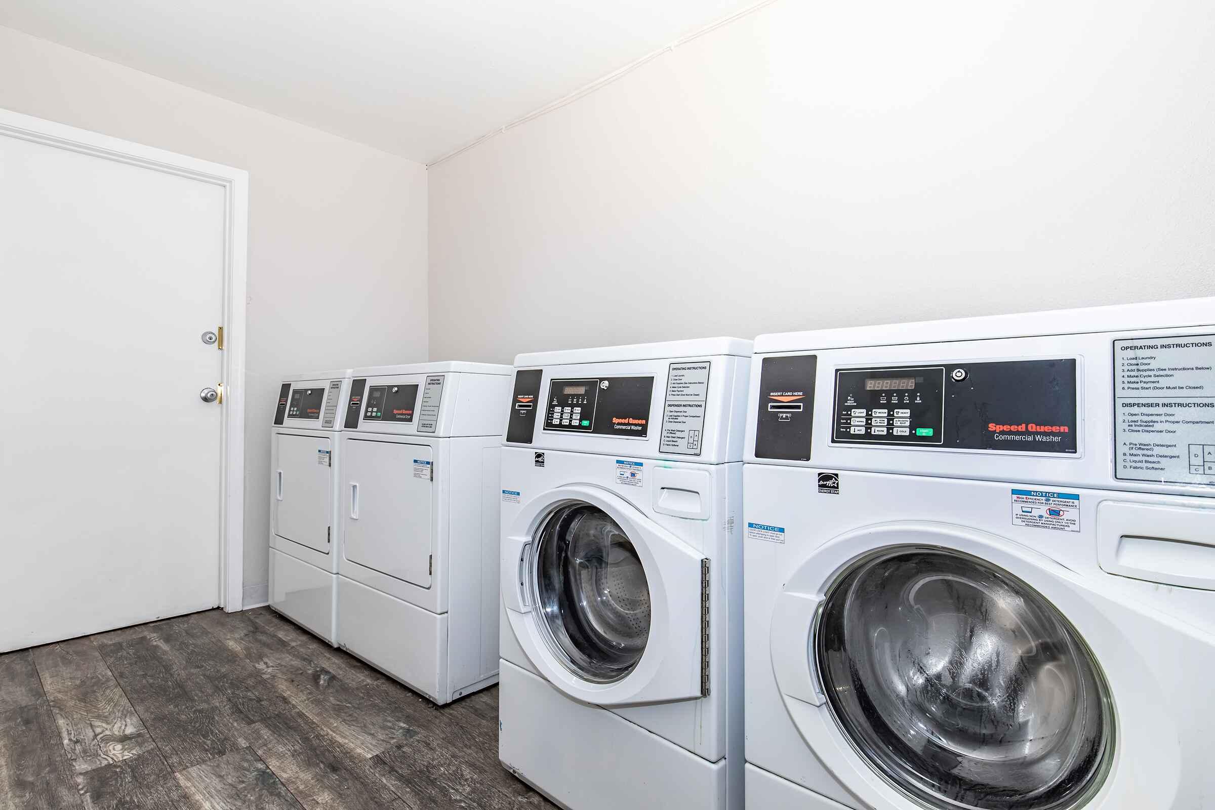 a washer in a kitchen