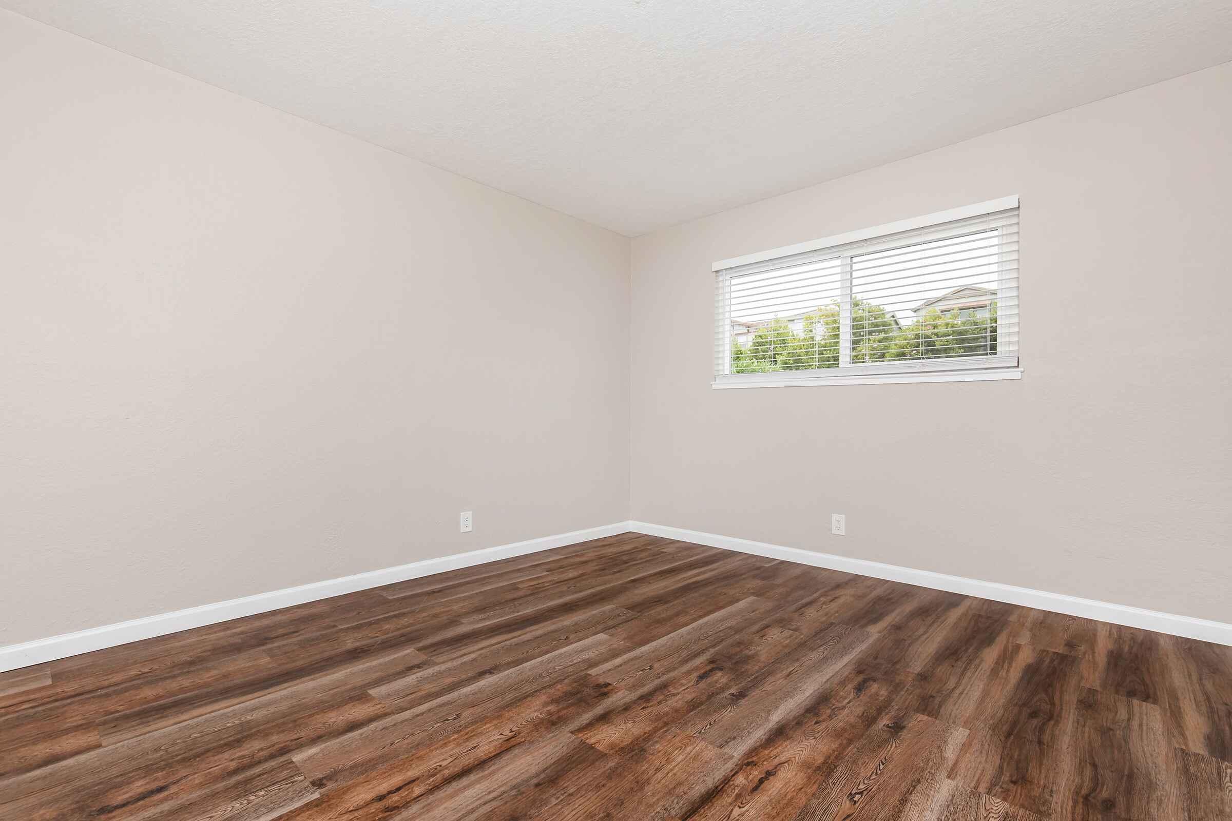 a room with a wooden floor