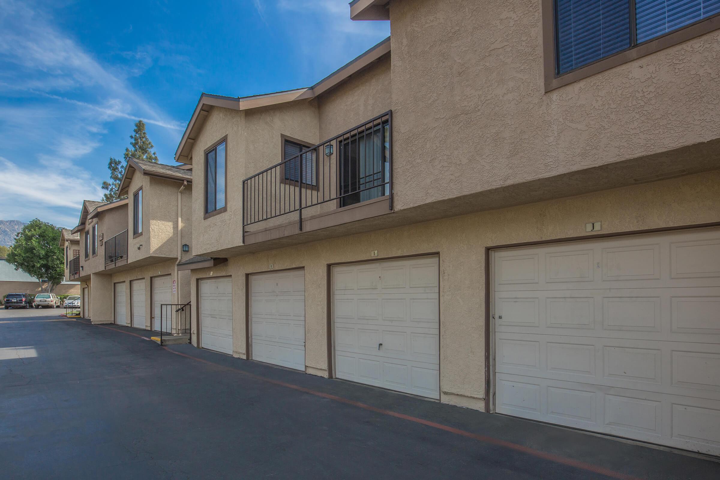 Mountain Springs Apartment Homes community buildings with garages