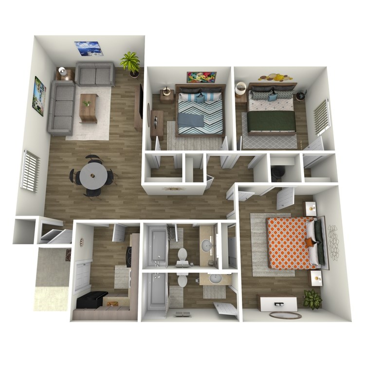 Floor plan image of The Bouganvilla