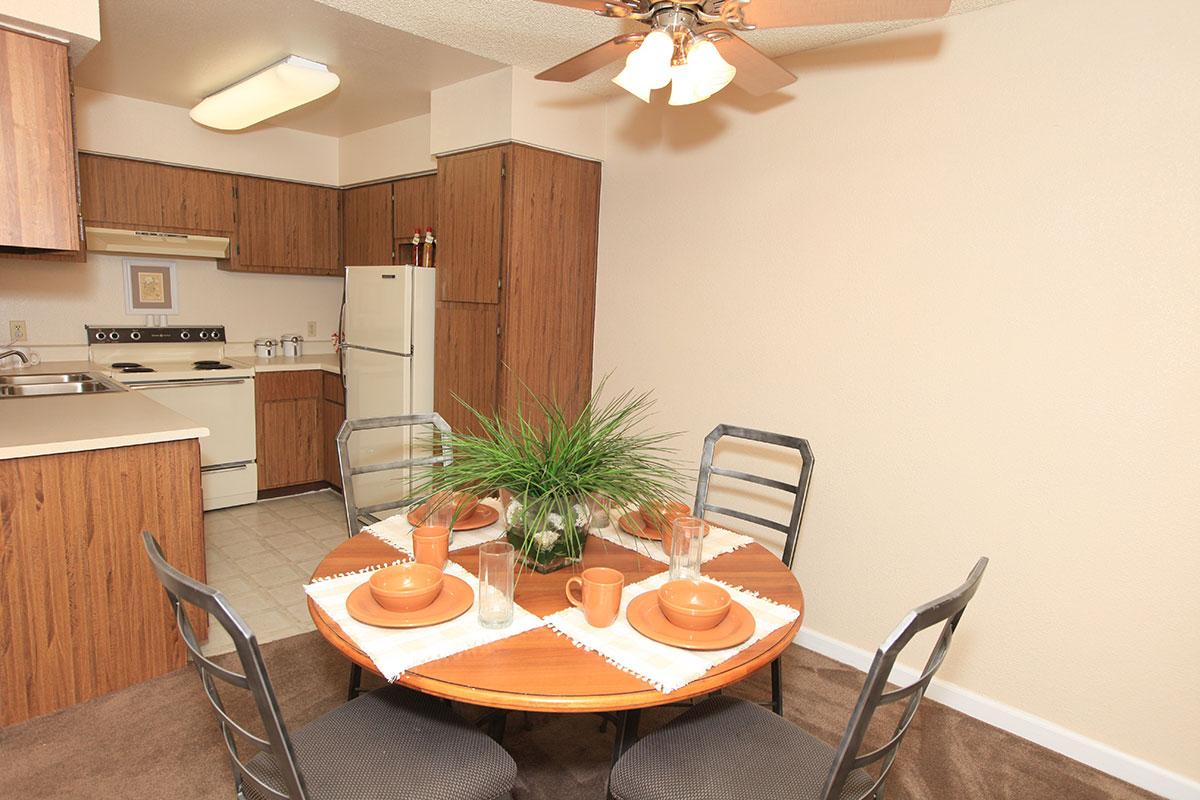 SEPARATE DINING SPACE IN ARCADIA PARK APTS