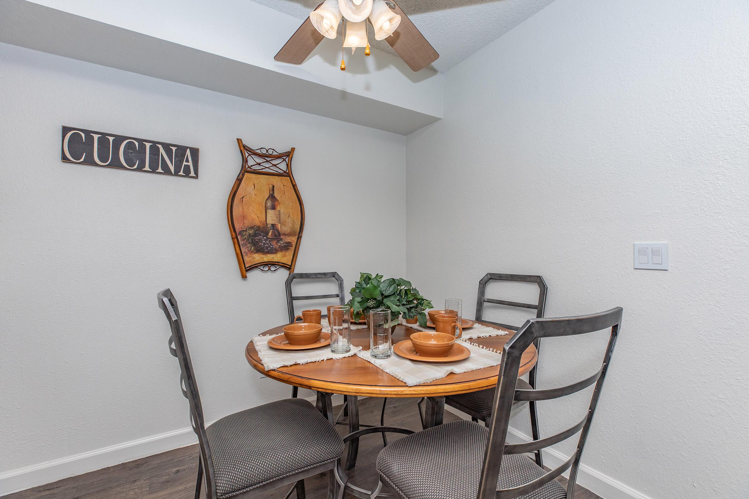 CEILING FANS AT ARCADIA PARK APTS