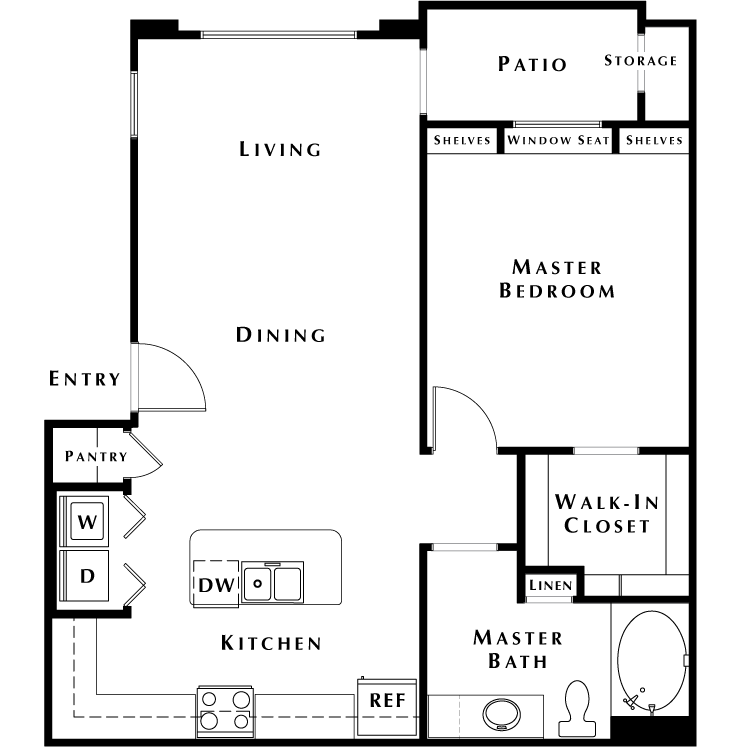 Floor plan image of A1 - Phase II